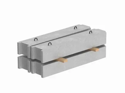 Concrete Blocks 3D model purchase