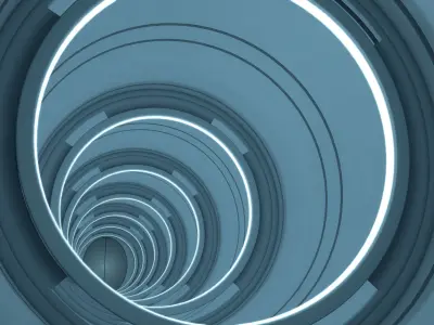 Sci Fi Tunnel  3D model get