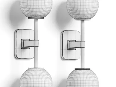 Astro Lighting Tacoma Twin Wall lamp 3D model