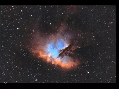 Pacman Nebula 3D model