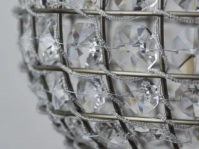 Antique Brass Barton 1 - Light Globe Pendant 3D model