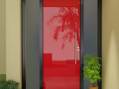 Red Door Entrance 3D model