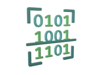 Data Scan Icon v1 002 Low-poly 3D model