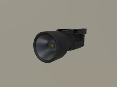 Klesch-2U Zenitco Gun Flashlight Low-poly 3D model
