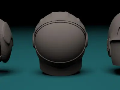 Science fiction outfits 3D model