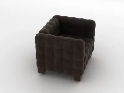 Joseph Hoffman Cubis Armchair 3D model