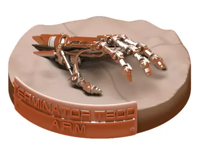 Terminator T-800 Arm T2 3D print model