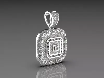 bridal gold jewelry stl 3dm pendant jp0052 3D print model