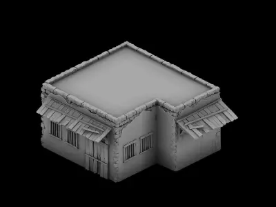 dirt House 3D model buy