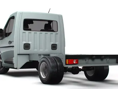 Renault Master SingleCab L2 Chassis 2025 3D model