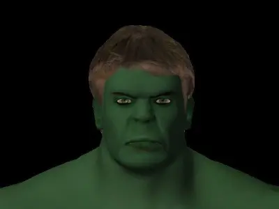 Hulk Character Low-poly 3D model