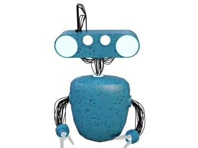 Robot Low-poly 3D model