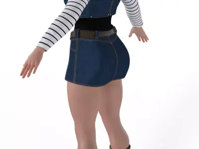 ANDROID 18 Dragon Ball Z  3D model