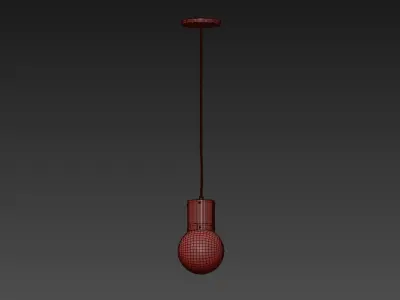 Perf Pendant Light by Jonathan Ben-Tovim 3D model