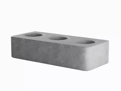 Concrete Brick B 03 Low-poly 3D model