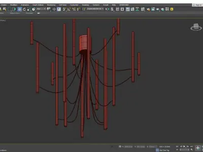 Fabbian ari pendant Low-poly 3D model