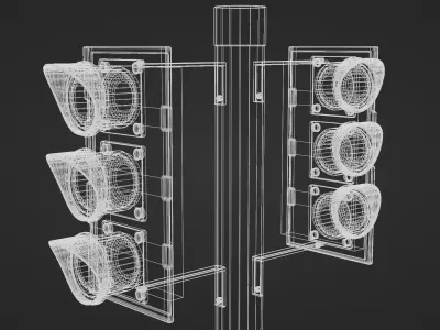 Street Traffic LIght 3D model