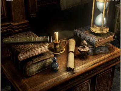 Old Props Unreal Pack Low-poly 3D model