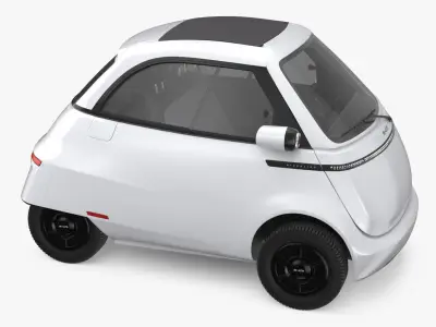  Microlino Urban Electric Microcar White 