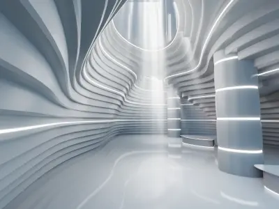 Sci-fi Interiors Set model 3D model