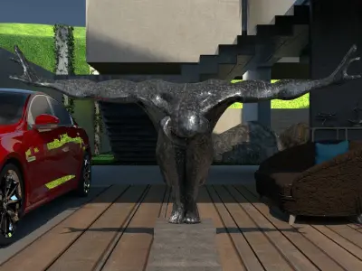 laos Brazilian Style Arch 3D model