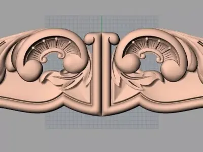 CNC 3D relief models STL format file used for artcam aspire E383 3D model