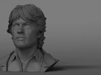 Tom Skerritt - Dallas - Alien 3D print model