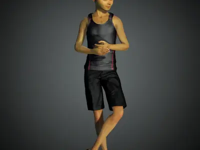 Weird Cartoon Character Semi Realistic Blender Maya Iclone  3D model