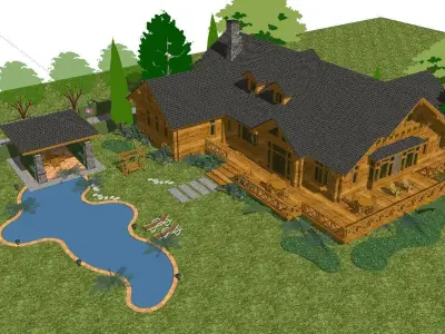 Creative Design-Holiday Cabin-091 3D model