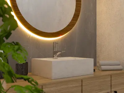 HAND WASHROOM 3D model