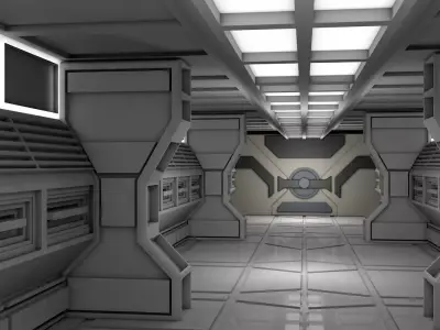Sci Fi Corridor 3D model
