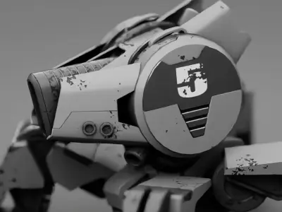 Spider Droid  rigged character 3D model purchase