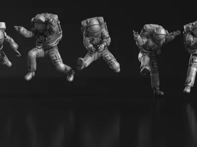 Astronaut 04 3D print model