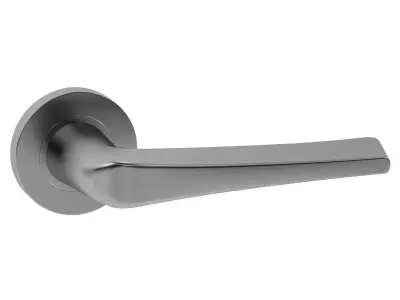 Zoo Hardware Satin Stainless Steel Door Handle 3D model