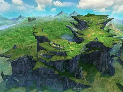 Mountain  Scene 3D model