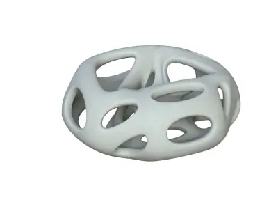 SciFi Cube Object No 64913 Low Poly Shape Low-poly 3D model