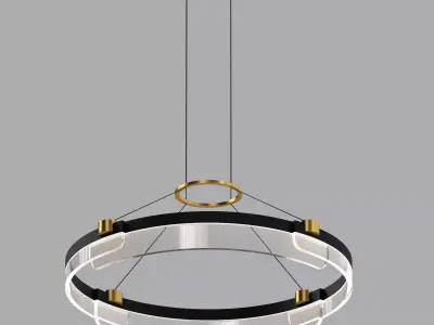 Chandelier MARGA Low-poly 3D model