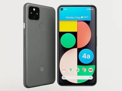 Google Pixel 4a 5G 3D model