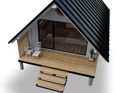 tiny house 3D model