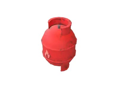 LPG Tank Icon V1 008 Low-poly 3D model