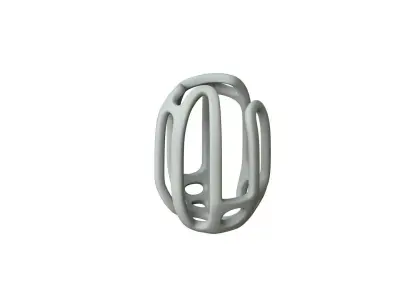 SciFi Cube Object No 15499 Low Poly Shape Texture