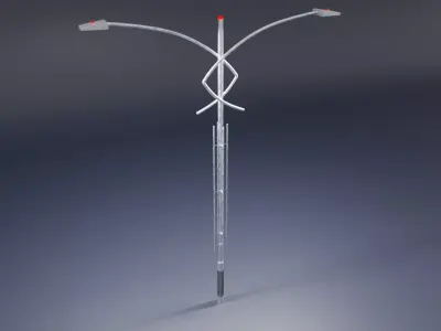 Street lamp 3D model 3