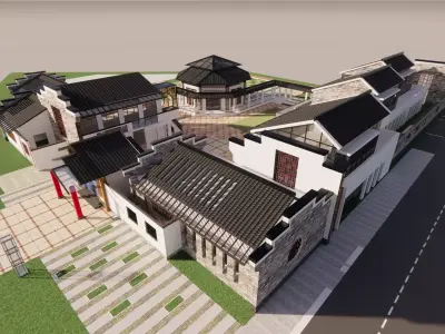 Homes and care center -A16 3D model