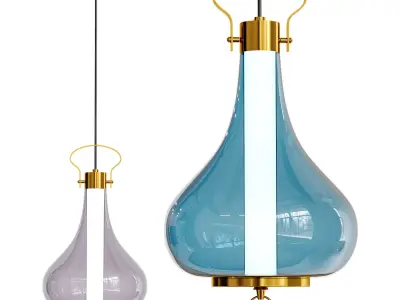 RAVI B Pendant lamp Low-poly 3D model