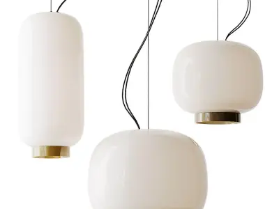 Chouchin Reverse 3 Suspension Lamp from Foscarini 3D model