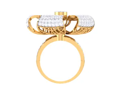  Women Ring MTL 3dm STL OBJ FBX Details 3D print model 24