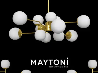 Chandelier Erich MOD221-PL-12-G Maytoni Modern Free 3D model