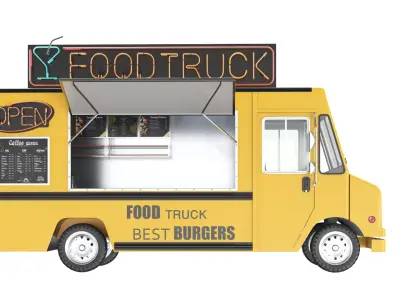  Detailed Food Truck 