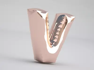 V Balloon Copper 3D model
