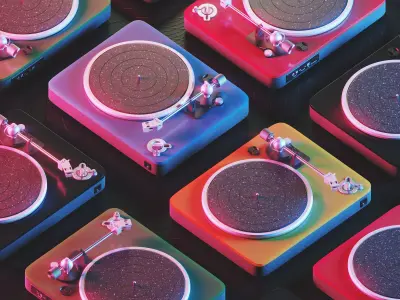 House of Marley Stir It Up Turntable 3D model